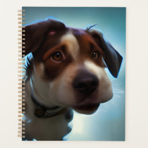 Puppy Courant Dans L'Espace