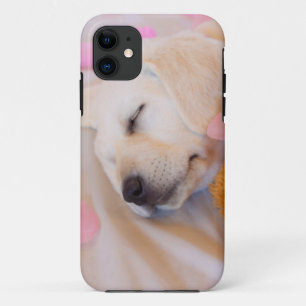 Puppy cuddles 02 iPhone 11 case