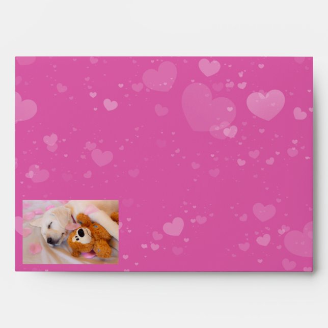 Puppy cuddles 02 envelope (Front)