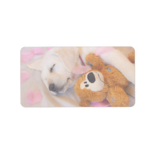 Puppy cuddles 02 label