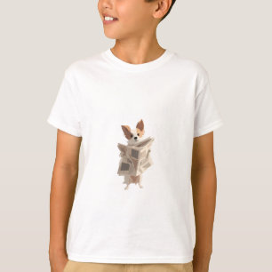 Puppy Delivering Morning Newspaper Kids T-Shirt