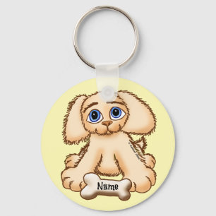 Puppy Dog Bone  Keychain