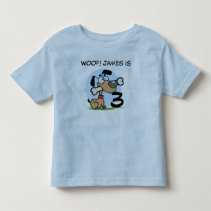 Puppy Dog Customizable Birthday Tshirts