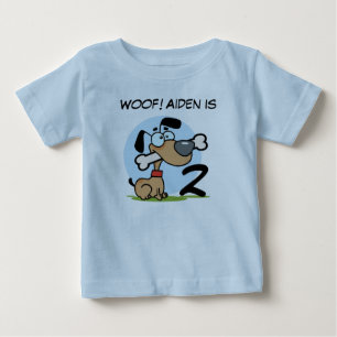 Puppy Dog Customizable Birthday Tshirts