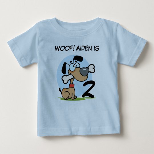 Puppy Dog Customizable Birthday Tshirts