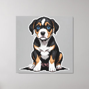 Puppy Dog Eyes  Canvas Print