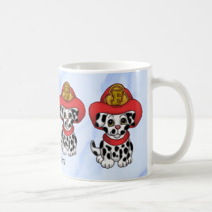 Puppy Dog Firefighter mugs