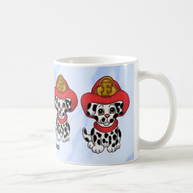 Puppy Dog Firefighter mugs (Right)