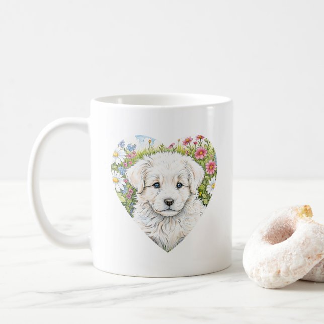  Puppy Dog Heart Mug (With Donut)