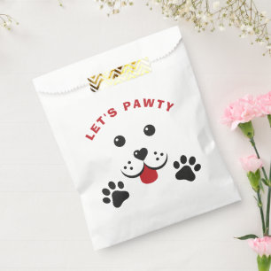 Puppy Dog Lets Pawty  Birthday Kid Favour Bag