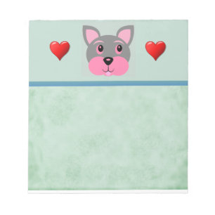 Puppy Dog Notepad