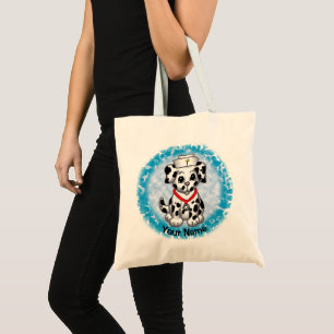 Puppy dog nurse tote bag