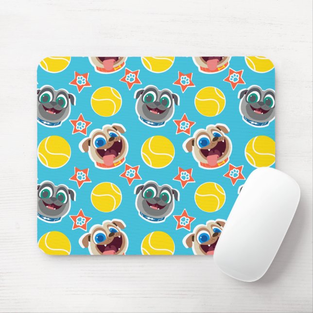 Puppy Dog Pals | Ball Pattern Mouse Pad (With Mouse)