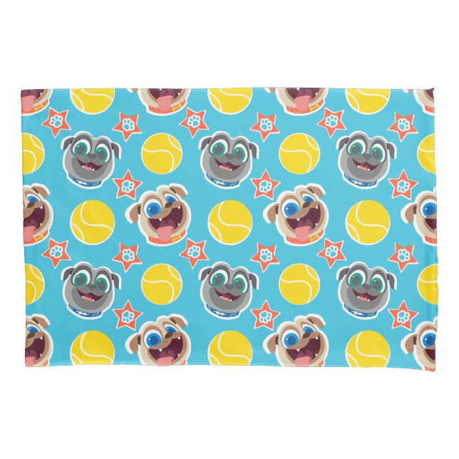 Puppy Dog Pals | Ball Pattern Pillowcase (Front)