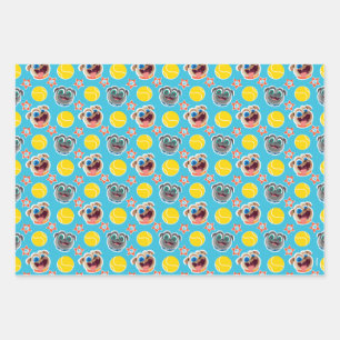 Puppy Dog Pals   Ball Pattern Wrapping Paper Sheet