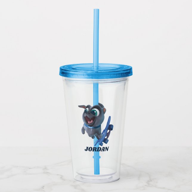 Puppy Dog Pals | Bingo - Born to Roll Acrylic Tumbler (Front)