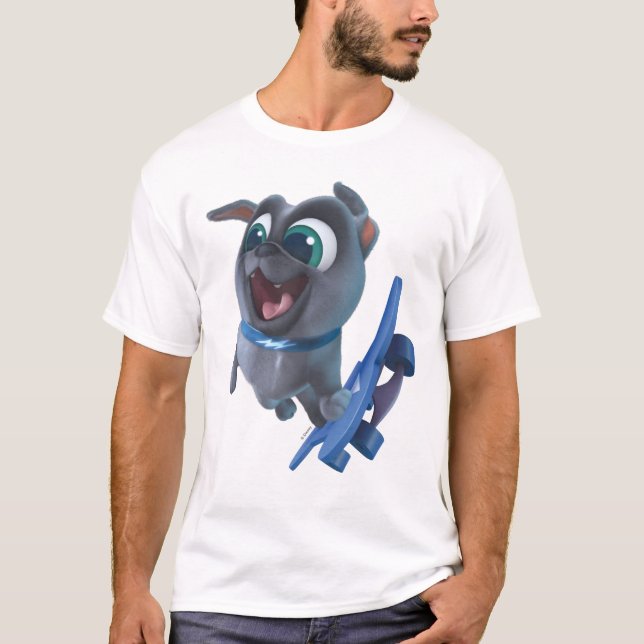 Puppy Dog Pals | Bingo - Born to Roll T-Shirt (Front)