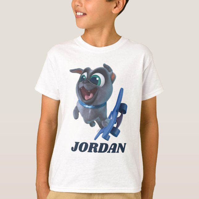 Puppy Dog Pals | Bingo - Born to Roll T-Shirt (Front)