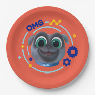 Puppy Dog Pals Bingo - OMG Paper Plate