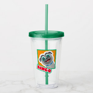 Puppy Dog Pals Cartoon Bingo Acrylic Tumbler