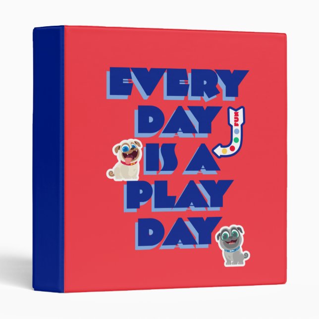 Puppy Dog Pals | Every Day is a Play Day Binder (Front/Spine)
