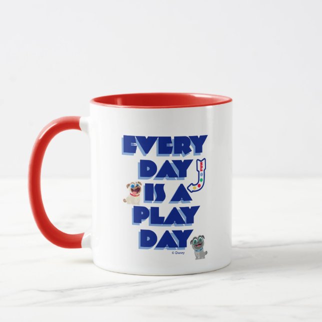 Puppy Dog Pals | Every Day is a Play Day Mug (Left)