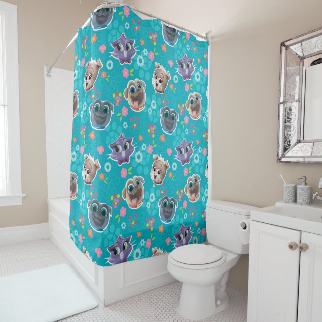 Puppy Dog Pals | Floral Pattern (In Situ)
