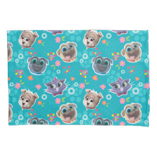 Puppy Dog Pals | Floral Pattern Pillowcase