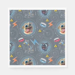 Puppy Dog Pals   Geared for Adventure Pattern Napkin