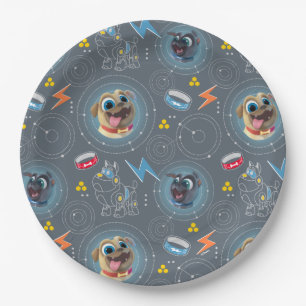 Puppy Dog Pals   Geared for Adventure Pattern Paper Plate