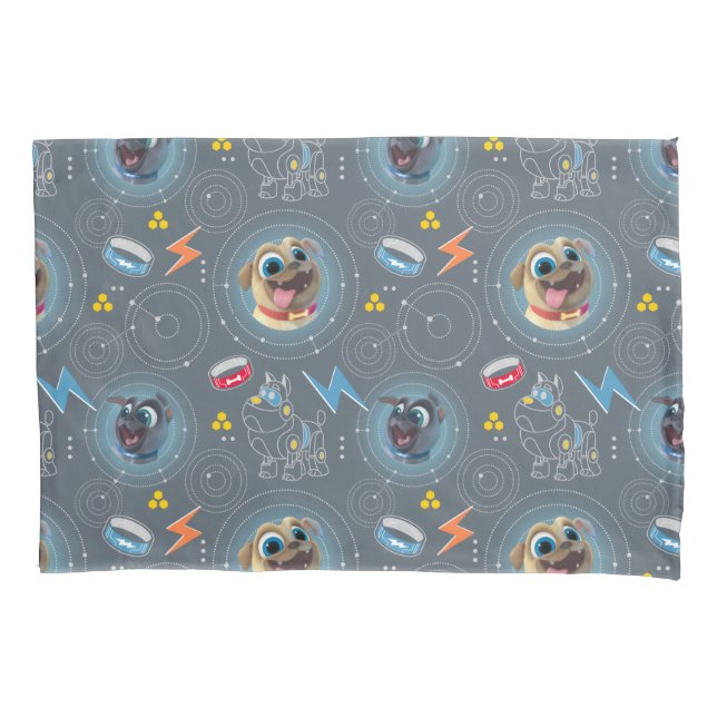 Puppy Dog Pals | Geared for Adventure Pattern Pillowcase (Front)