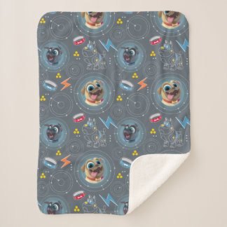 Puppy Dog Pals | Geared for Adventure Pattern Sherpa Blanket