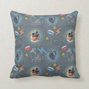 Puppy Dog Pals   Geared for Adventure Pattern Throw Pillow