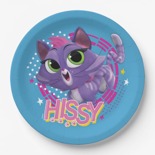 Puppy Dog Pals | Hissy - Cool Kitten Paper Plate (Front)