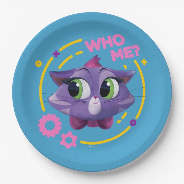 Puppy Dog Pals | Hissy - Who Me? Paper Plate (Front)