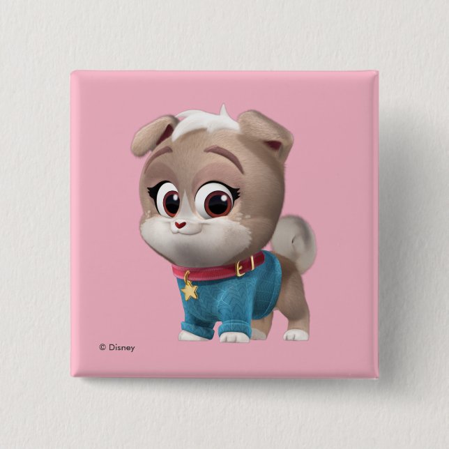 Puppy Dog Pals | Keia 2 Inch Square Button (Front)