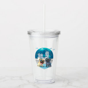 Puppy Dog Pals Let the Mission Begin Acrylic Tumbler