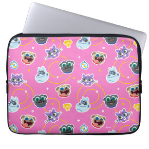 Puppy Dog Pals Pink Pattern Laptop Sleeve