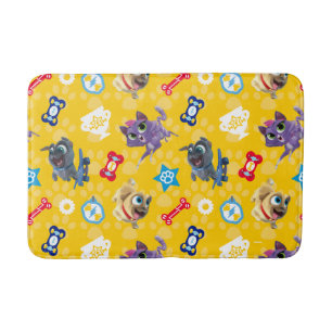 Puppy Dog Pals   Pug Power Pattern Bath Mat