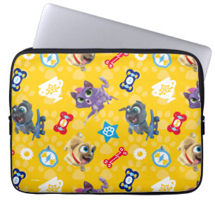 Puppy Dog Pals   Pug Power Pattern Laptop Sleeve