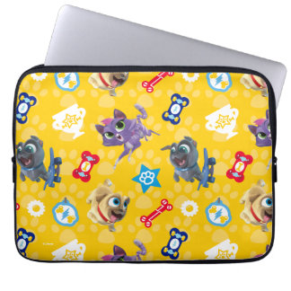 Puppy Dog Pals | Pug Power Pattern Laptop Sleeve