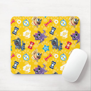 Puppy Dog Pals   Pug Power Pattern Mouse Pad