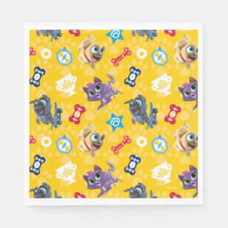 Puppy Dog Pals | Pug Power Pattern Napkin