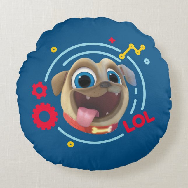 Puppy Dog Pals | Rolly - LOL Round Pillow (Front)