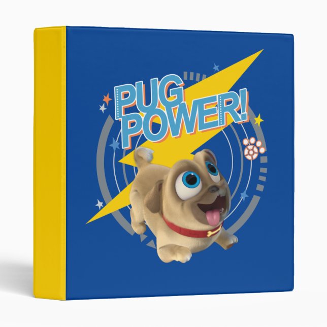 Puppy Dog Pals | Rolly - Pug Power Binder (Front/Spine)