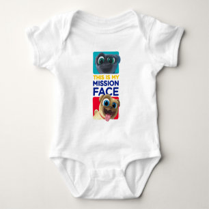 Puppy Dog Pals   This is my Mission Face Baby Bodysuit
