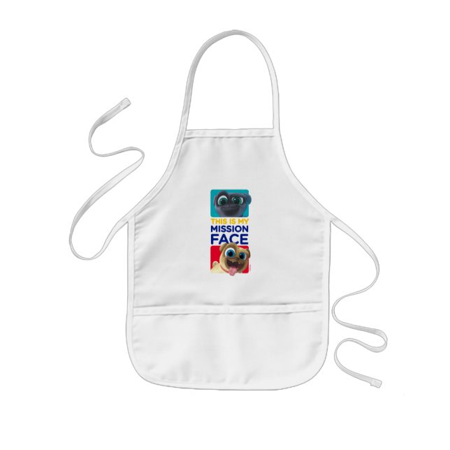 Puppy Dog Pals | This is my Mission Face Kids Apron (Front)