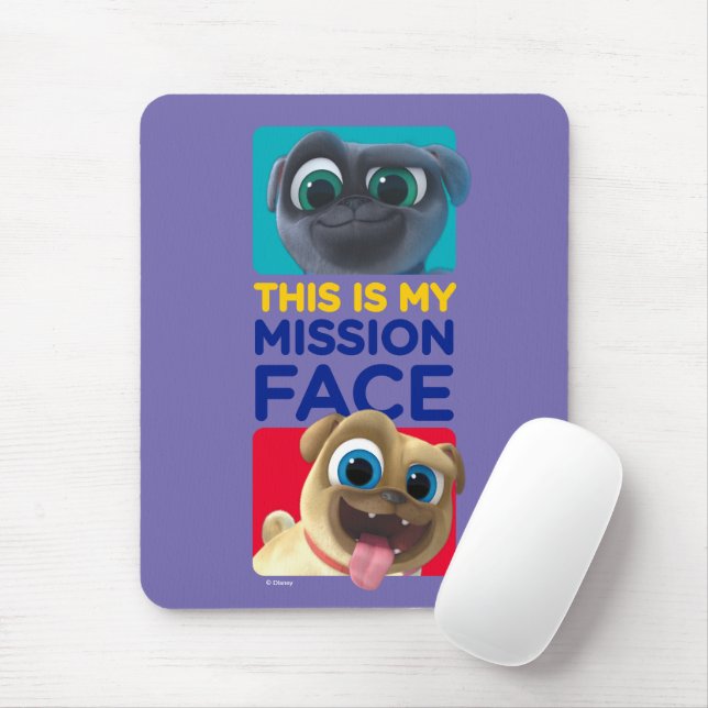 Puppy Dog Pals | This is my Mission Face Mouse Pad (With Mouse)