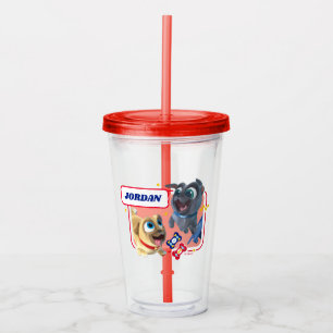 Puppy Dog Pals Woofin' and Wheelin' Acrylic Tumbler