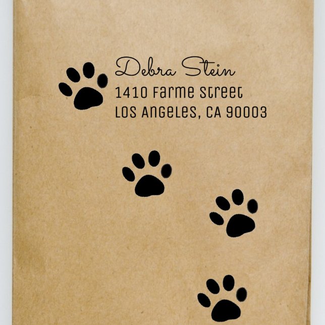 Puppy Dog Paw Pet Rubber Stamp (Creator Uploaded)